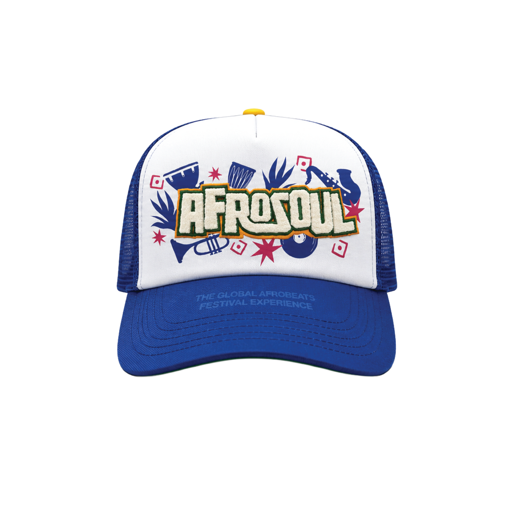Afrosoul Chenille Two Tone Trucker Cap