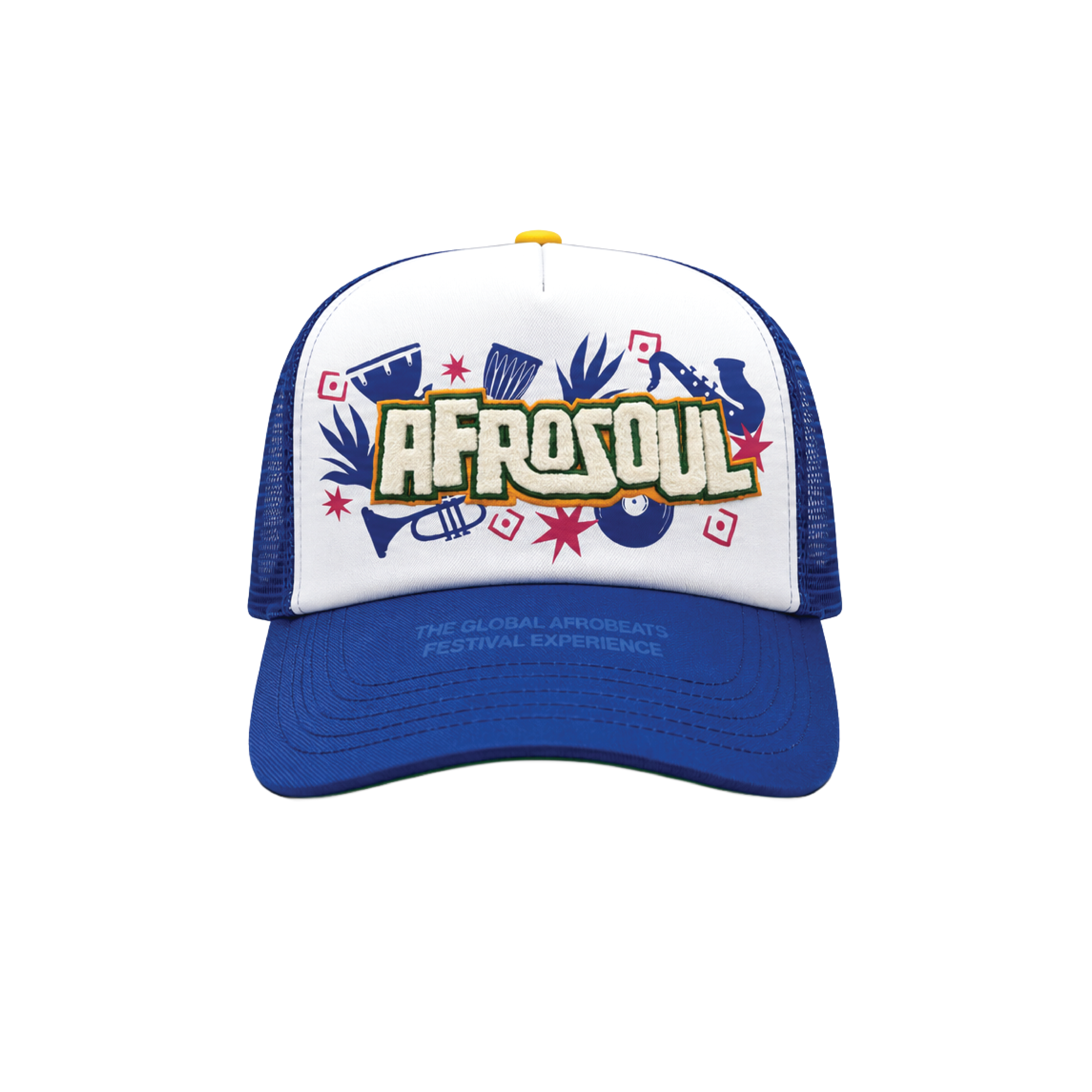 Afrosoul Chenille Two Tone Trucker Cap