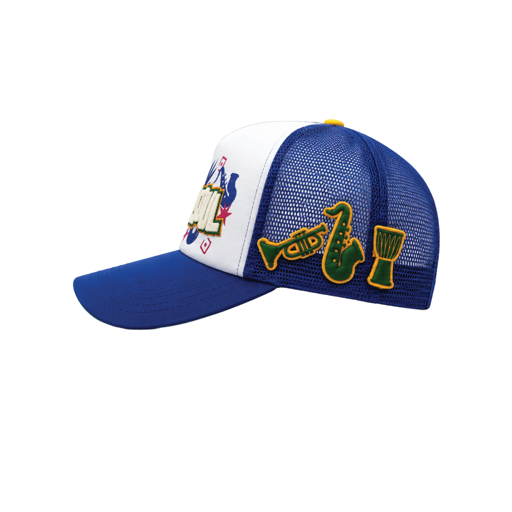 Afrosoul Chenille Two Tone Trucker Cap