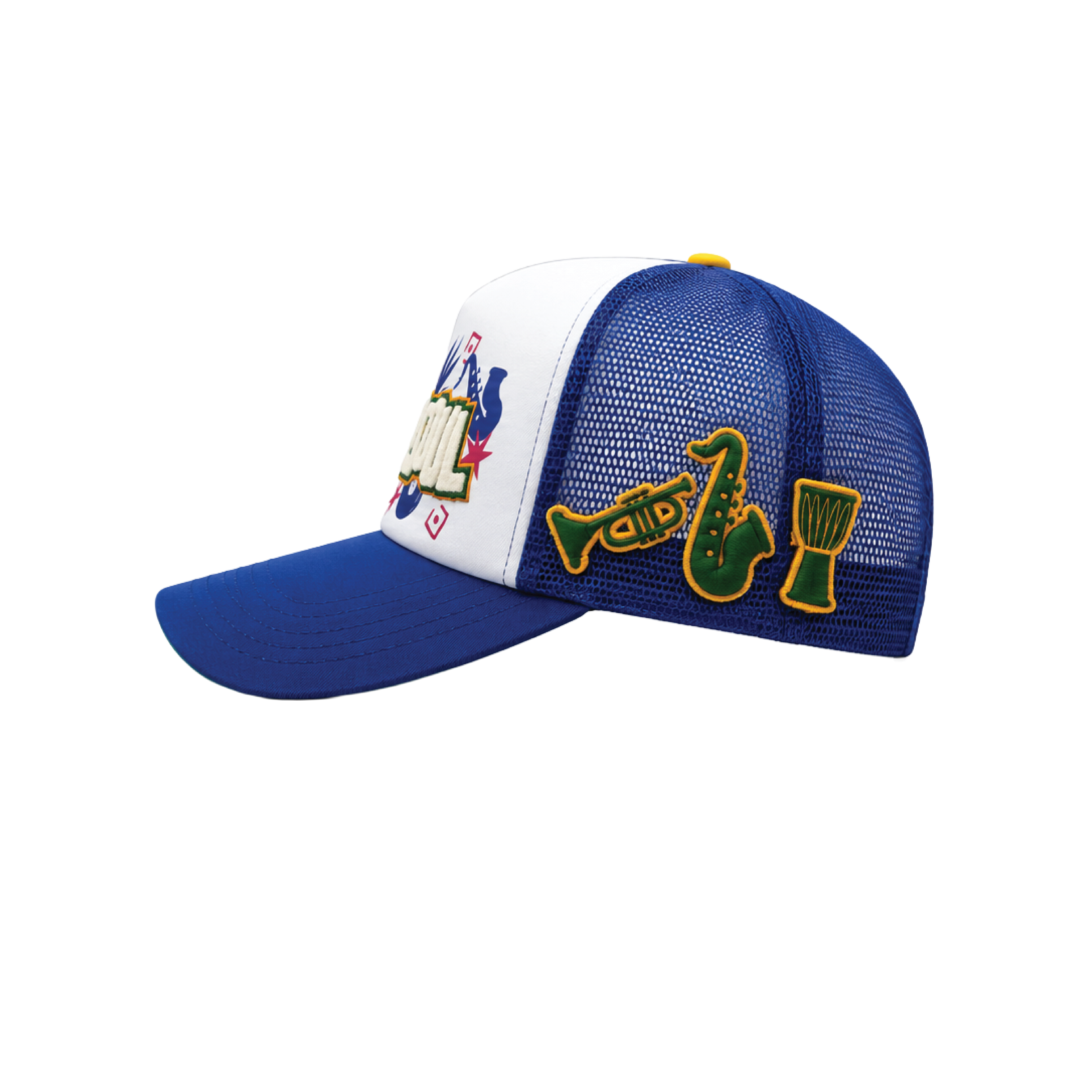 Afrosoul Chenille Two Tone Trucker Cap